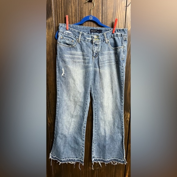Y2k-distressed, flare-leg Jeans-Revolt-size 15 - Picture 3 of 9
